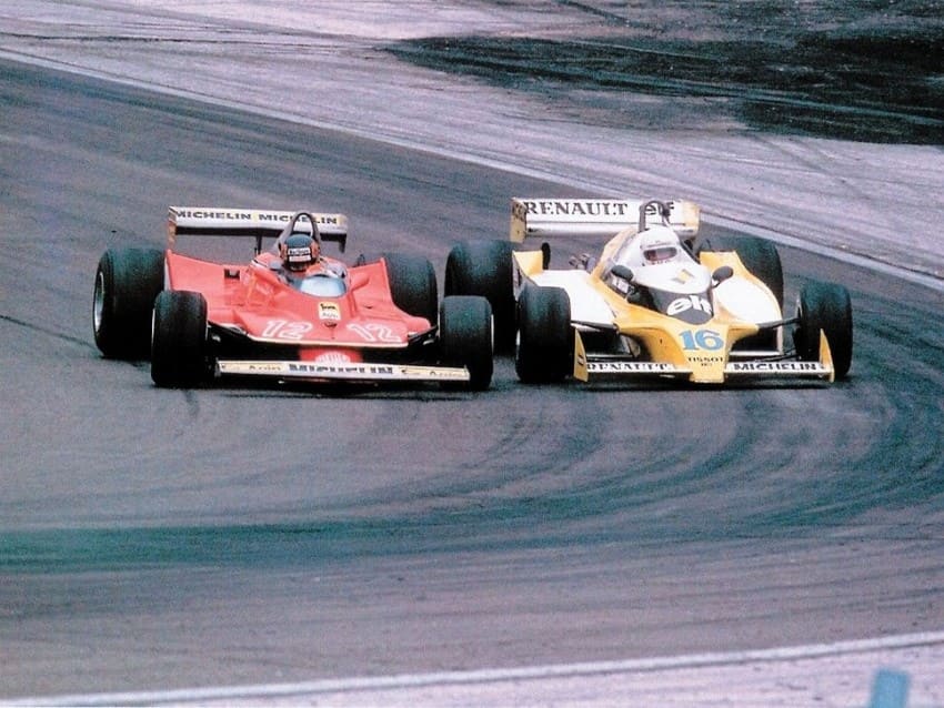 Duel historique entre Gilles Villeneuve et René Arnoux